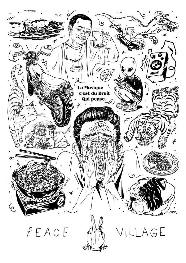 illustration pour tshirt promotionel